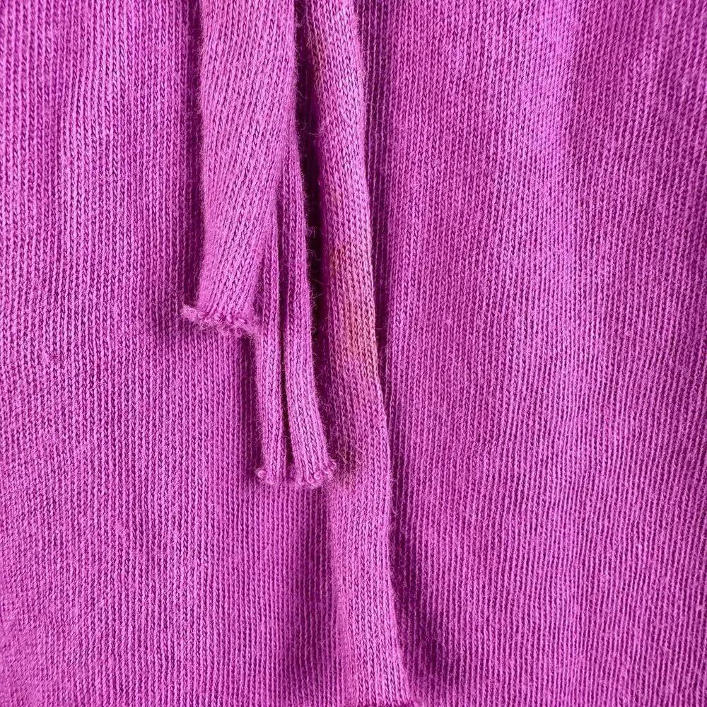 Free People Beach Two Way Top Womens Medium Electric Grape Open Boho Tassels*